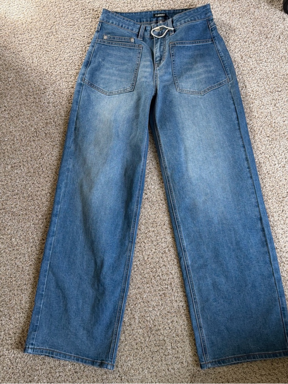 Flamingals NWOT wide leg jeans